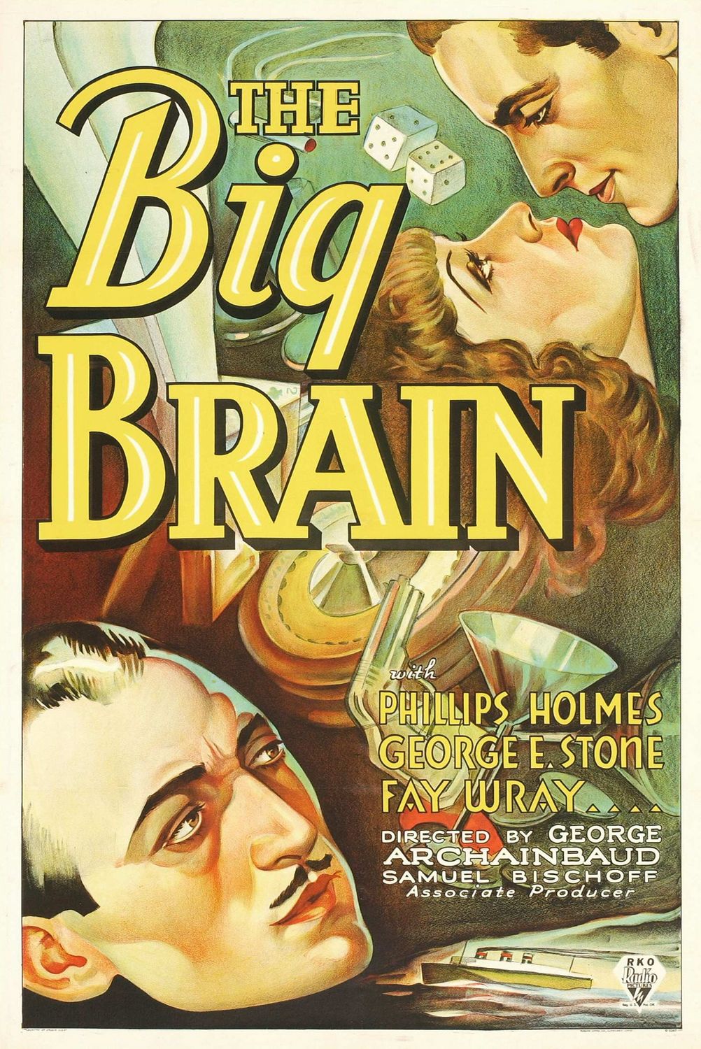 Extra Large Movie Poster Image for The Big Brain 