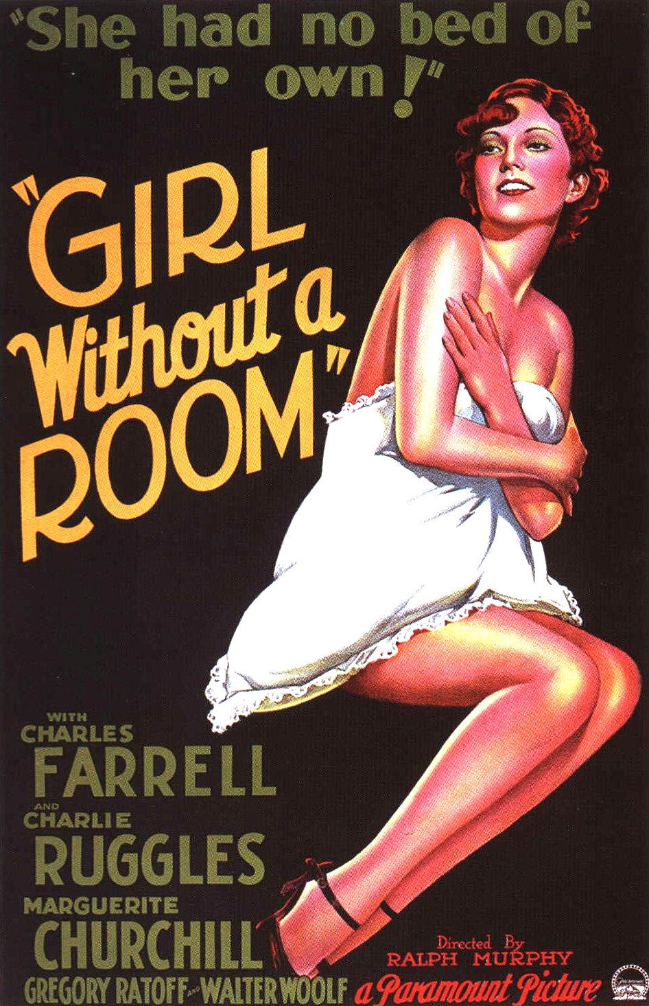 Extra Large Movie Poster Image for Girl Without a Room 
