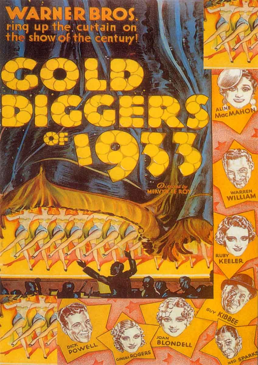 Extra Large Movie Poster Image for Gold Diggers of 1933 