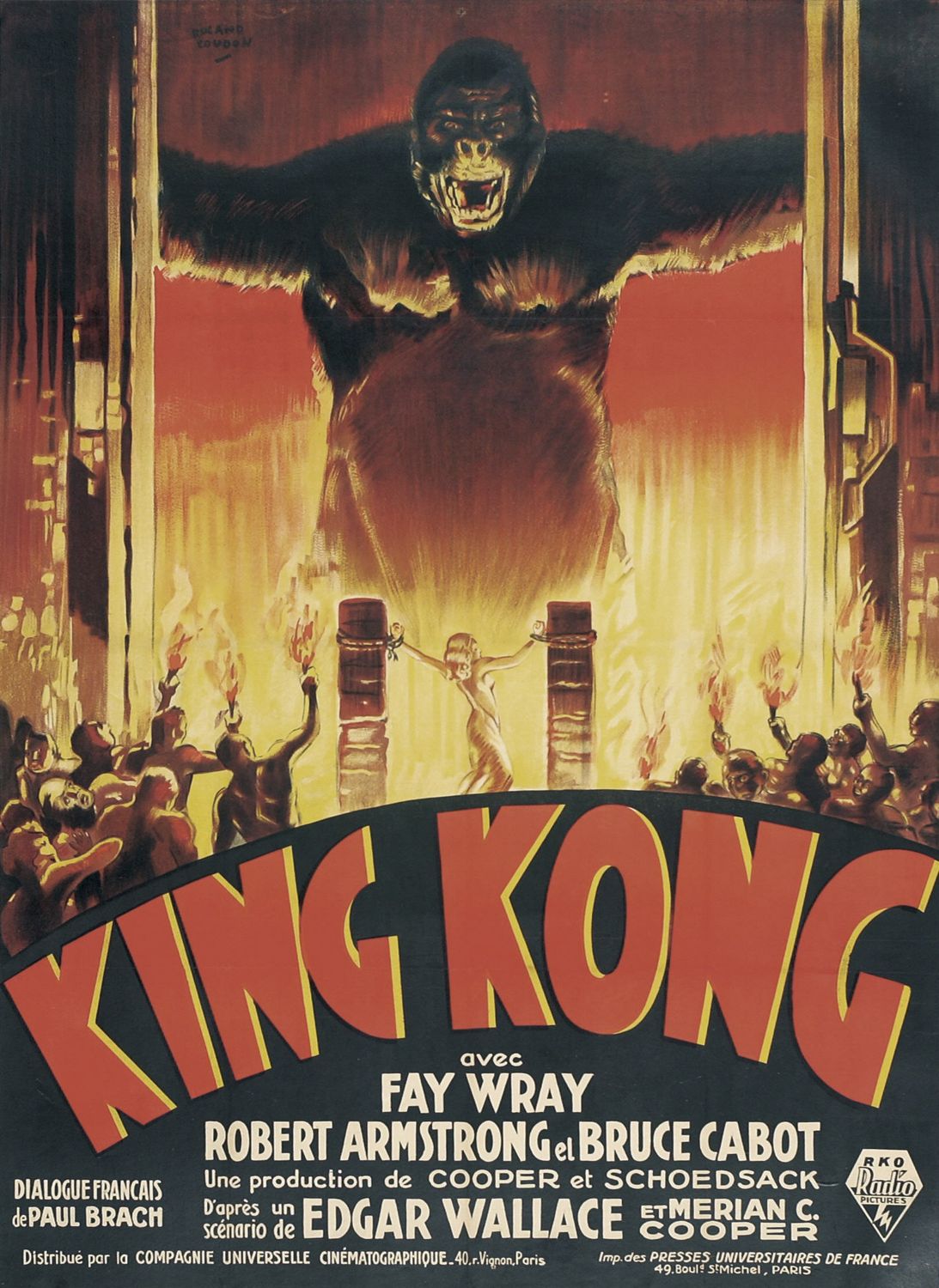 Extra Large Movie Poster Image for King Kong (#1 of 8)
