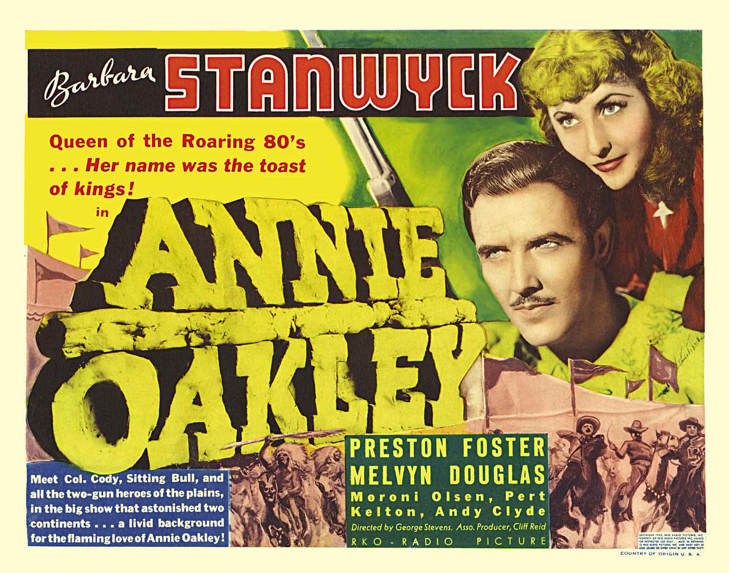 Extra Large Movie Poster Image for Annie Oakley 
