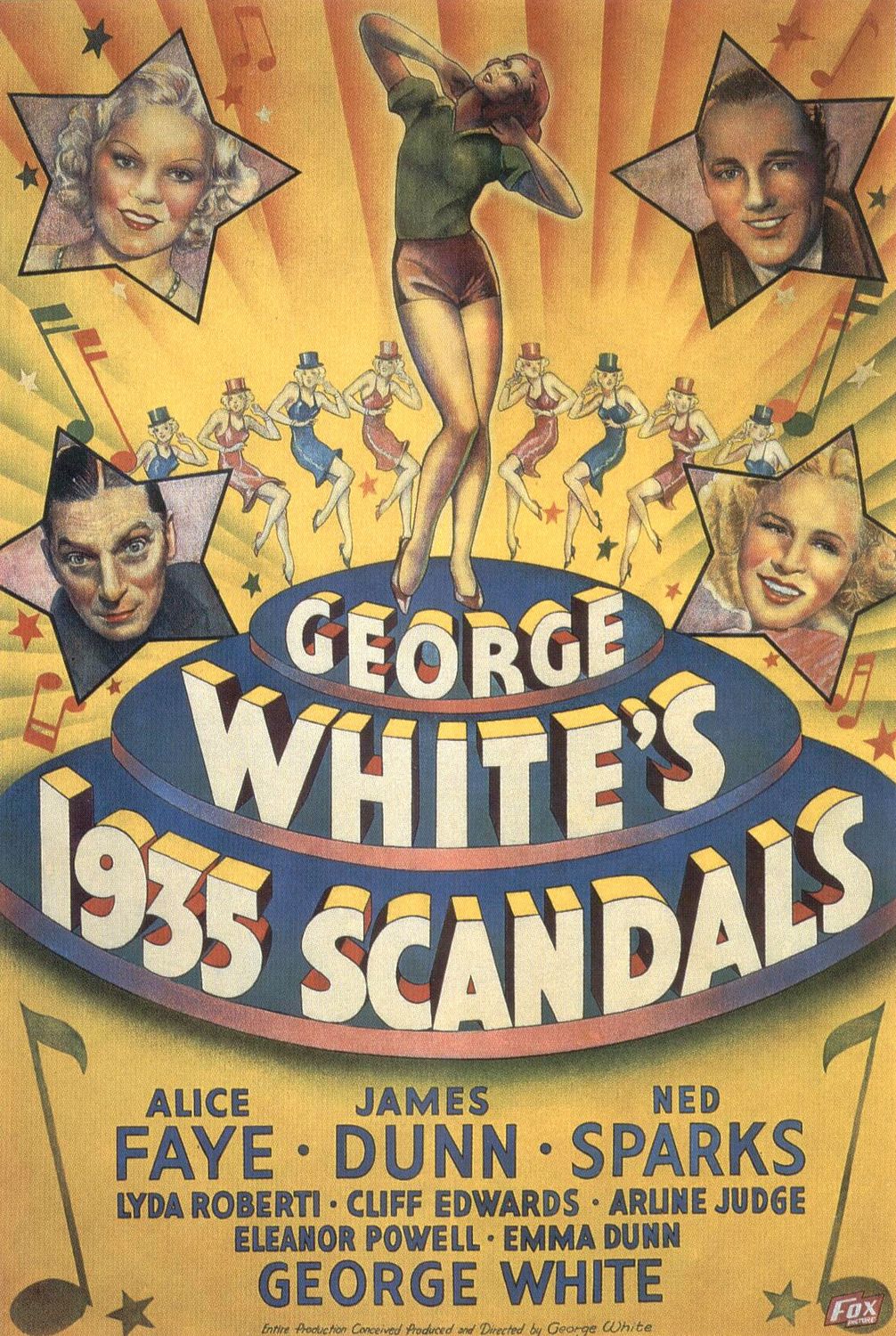 Extra Large Movie Poster Image for George White's 1935 Scandals 