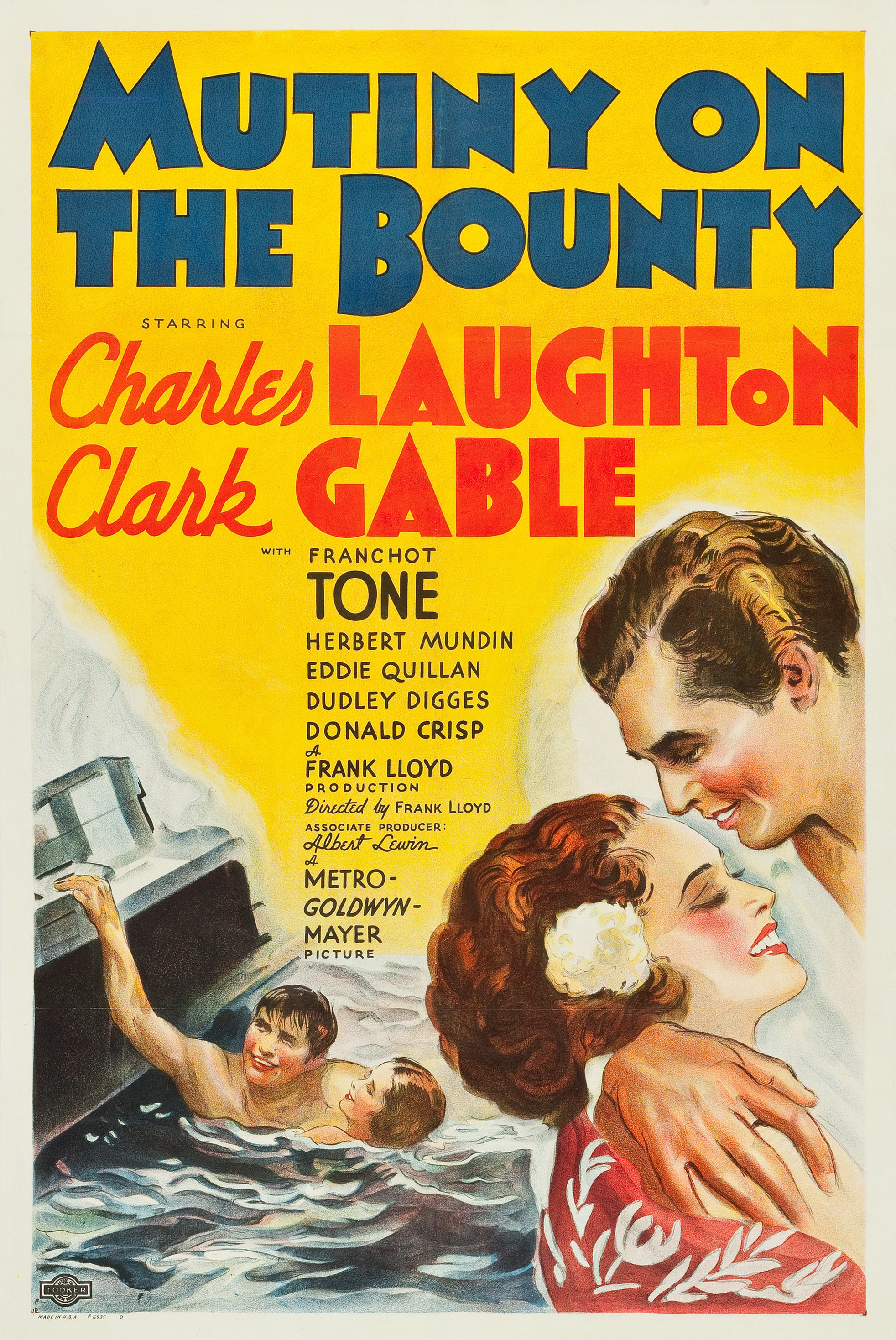 Mega Sized Movie Poster Image for Mutiny on the Bounty (#1 of 7)