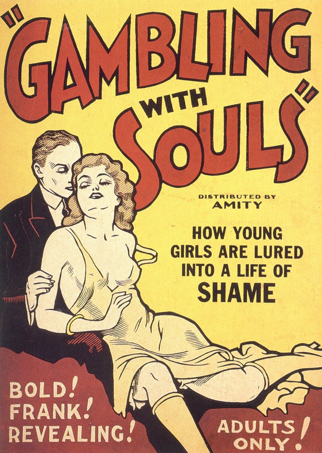 Extra Large Movie Poster Image for Gambling with Souls 
