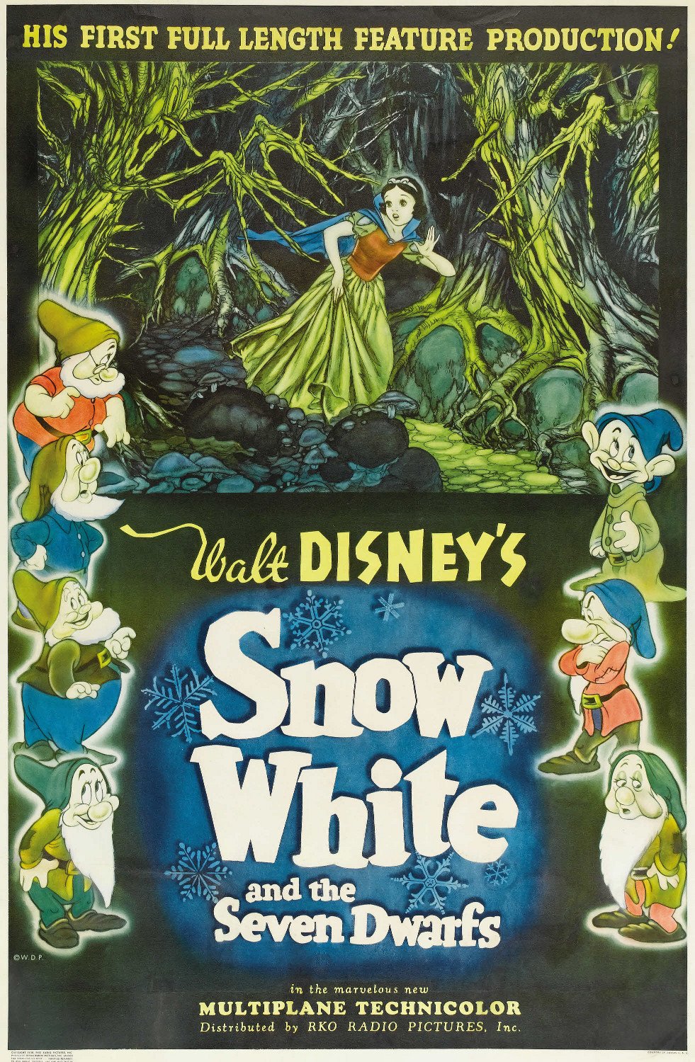 Extra Large Movie Poster Image for Snow White and the Seven Dwarfs (#6 of 6)