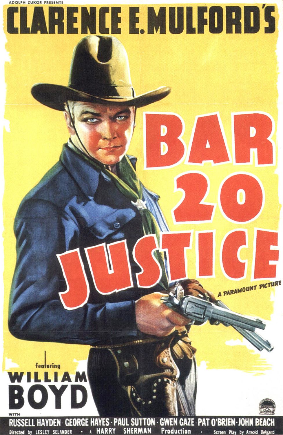 Extra Large Movie Poster Image for Bar 20 Justice (#1 of 2)