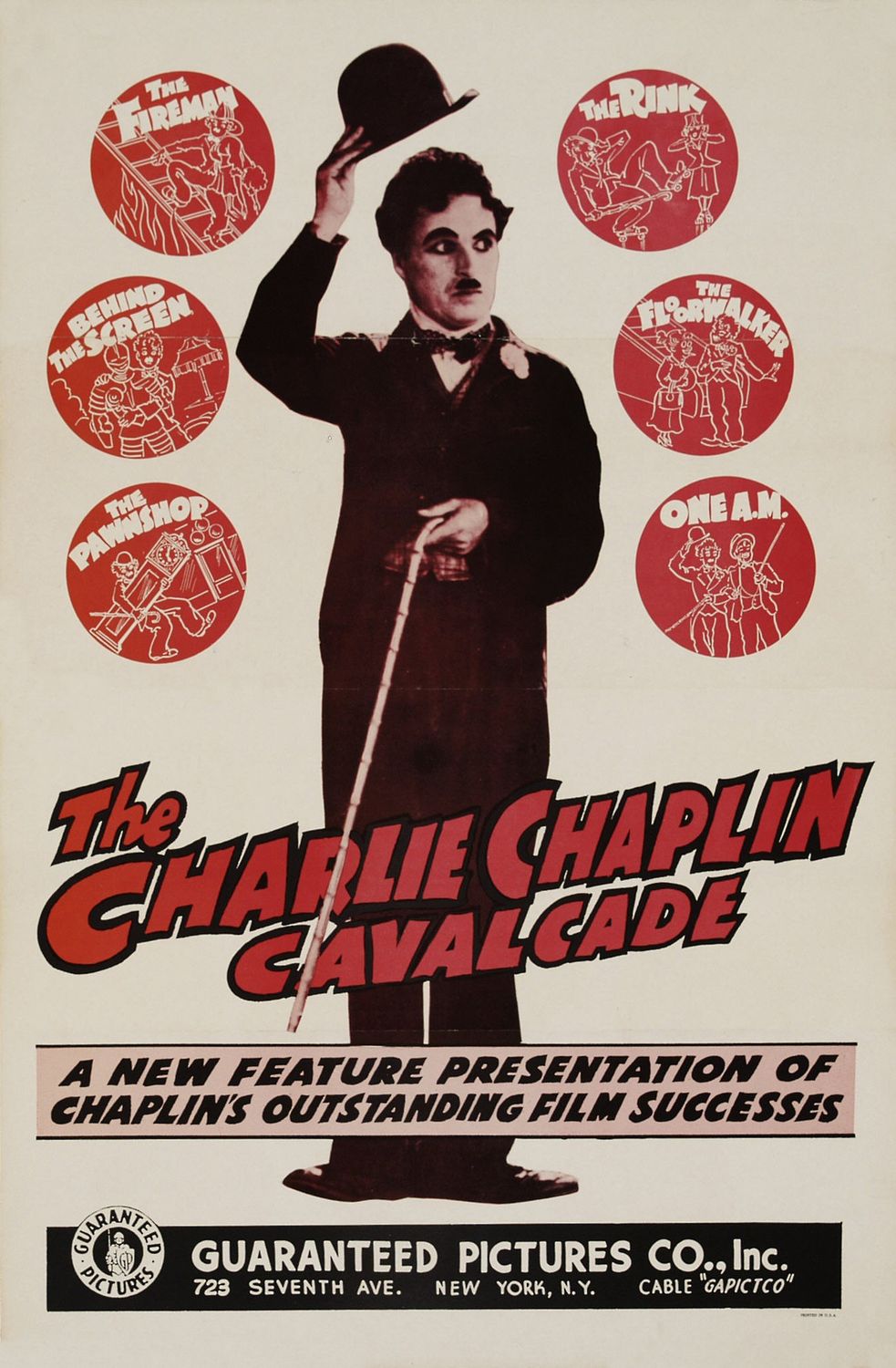 Extra Large Movie Poster Image for Charlie Chaplin Cavalcade 