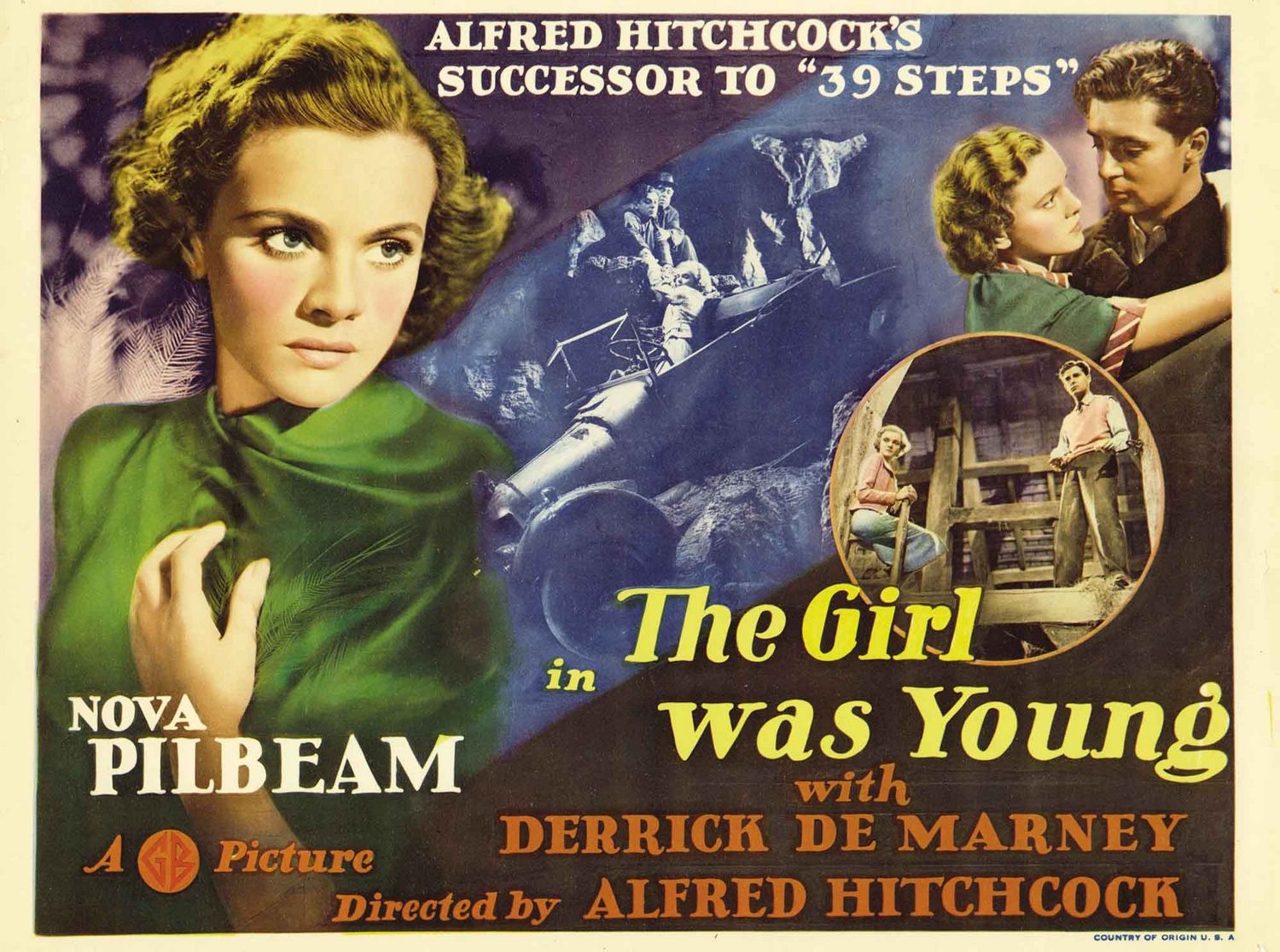 Extra Large Movie Poster Image for The Girl Was Young (aka Young and Innocent) (#1 of 2)