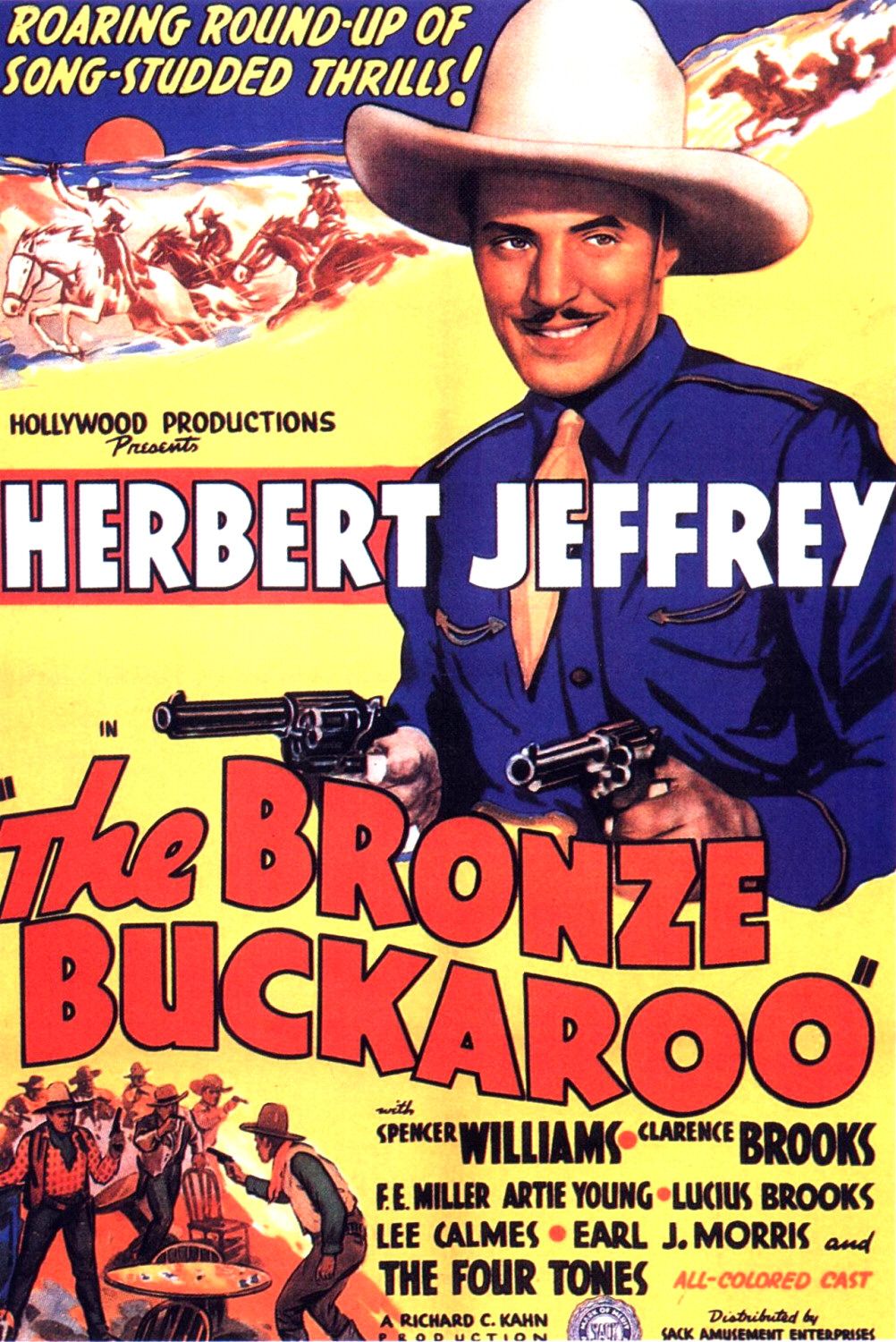 Extra Large Movie Poster Image for The Bronze Buckaroo 