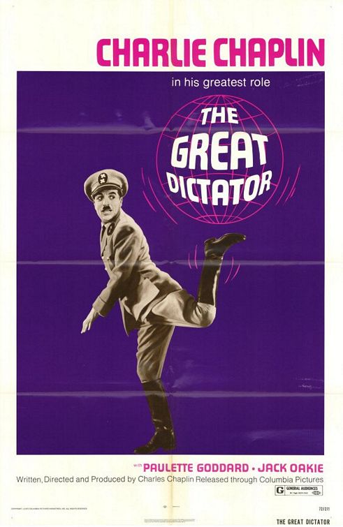 The Great Dictator Movie Poster