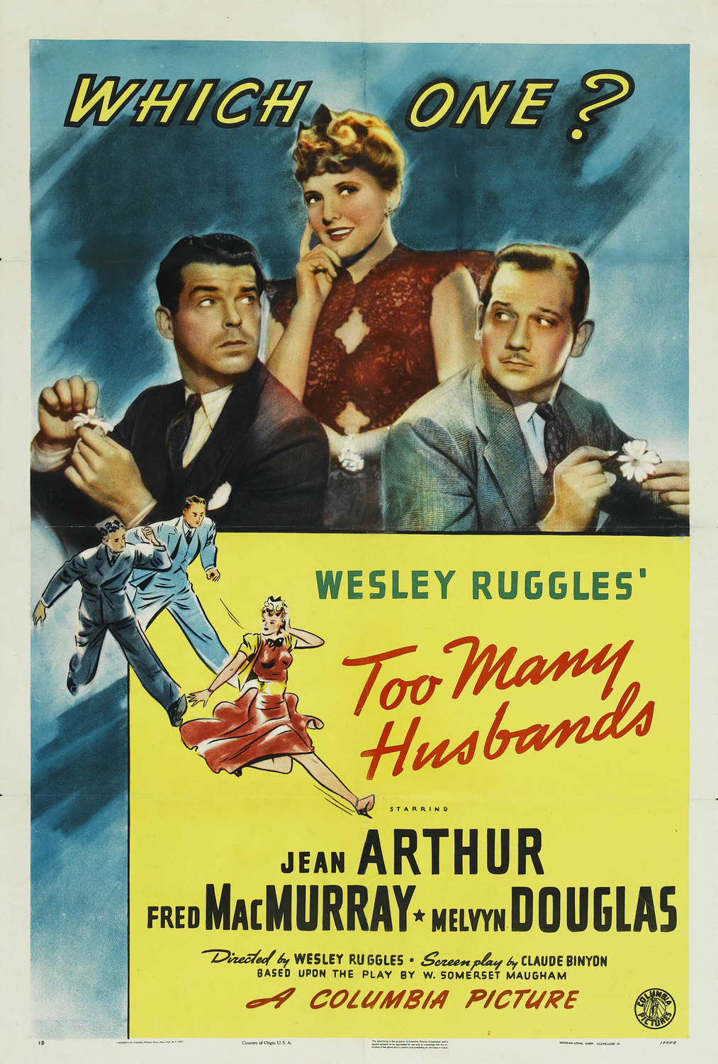 Extra Large Movie Poster Image for Too Many Husbands (#2 of 2)