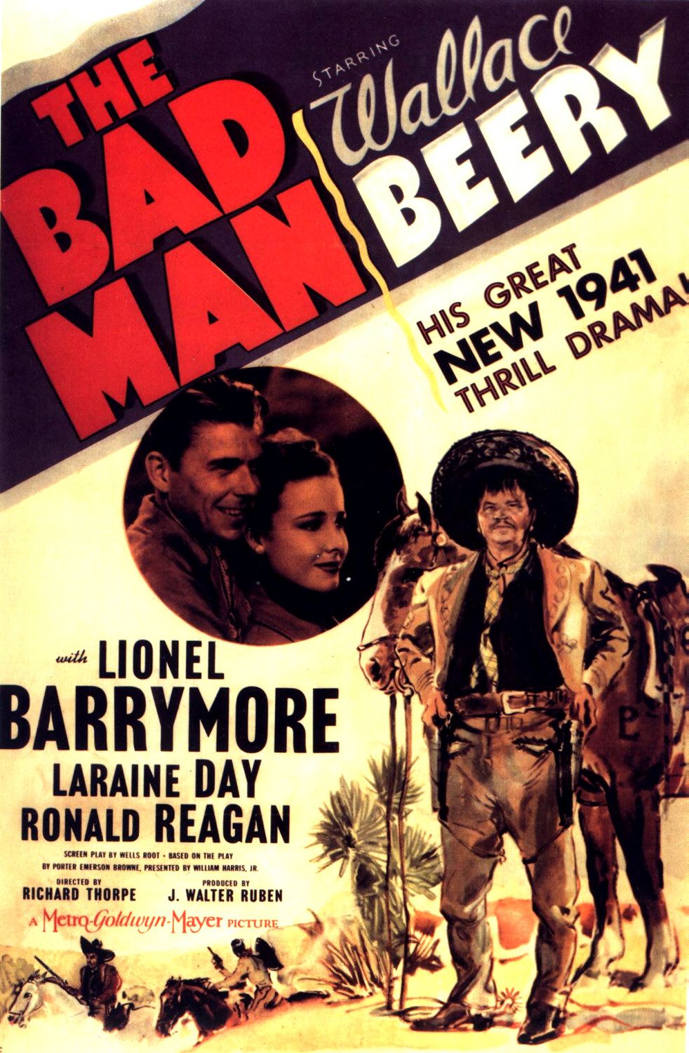 Extra Large Movie Poster Image for The Bad Man 