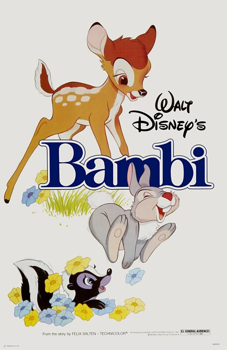 Extra Large Movie Poster Image for Bambi (#1 of 8)