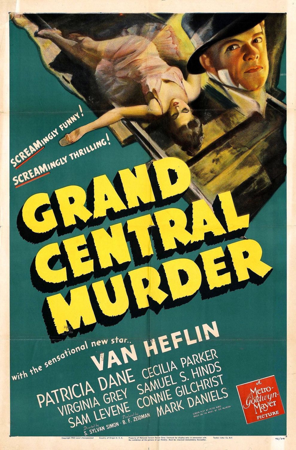 Extra Large Movie Poster Image for Grand Central Murder (#1 of 2)