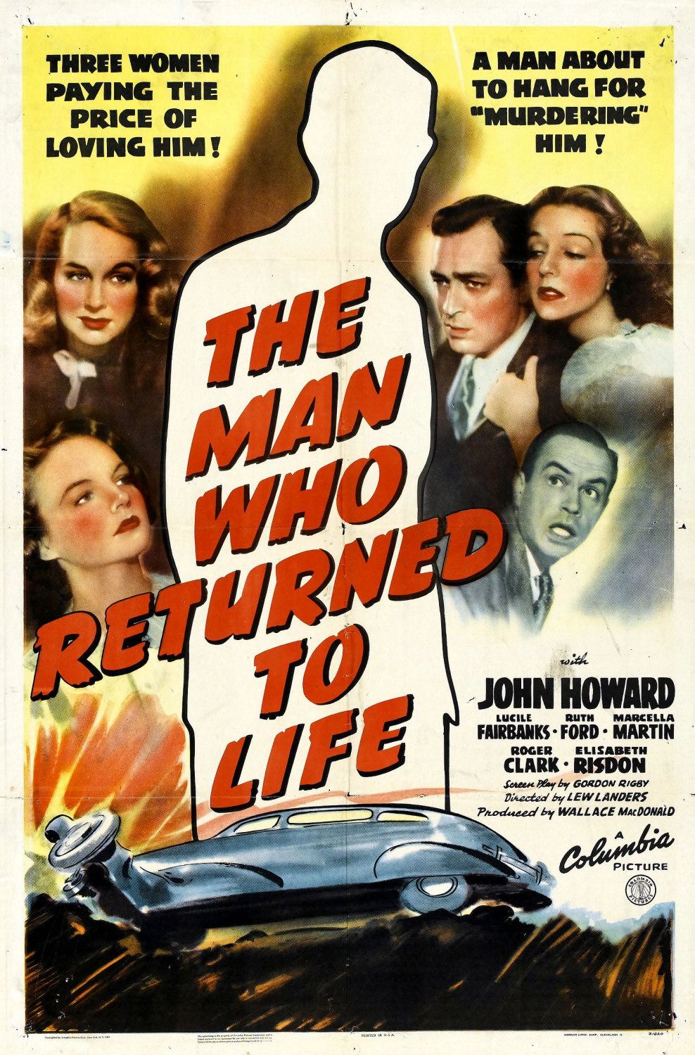 Extra Large Movie Poster Image for The Man Who Returned to Life 