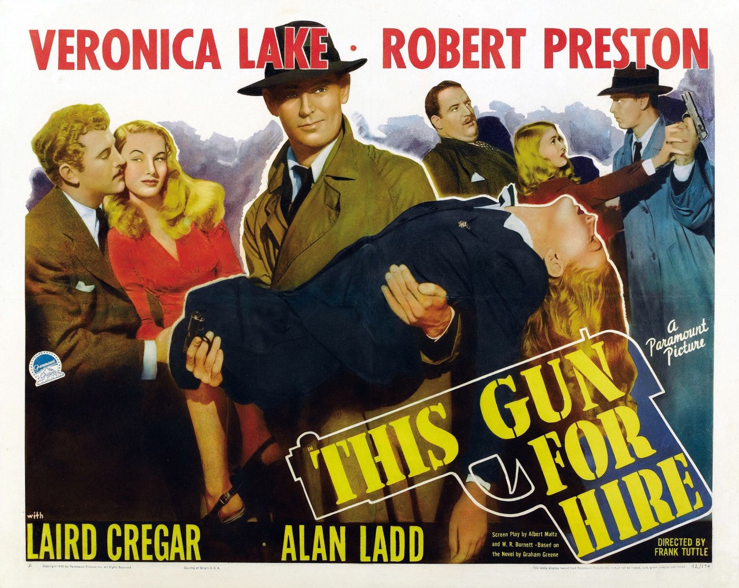 Extra Large Movie Poster Image for This Gun for Hire (#3 of 6)