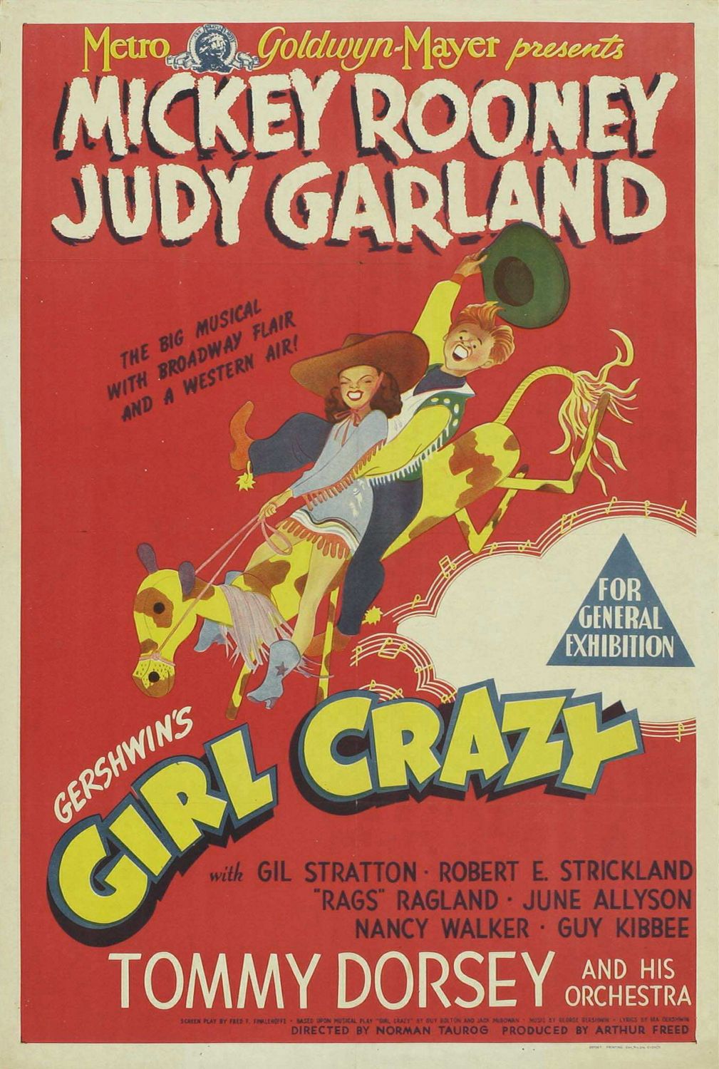 Extra Large Movie Poster Image for Girl Crazy (#1 of 2)