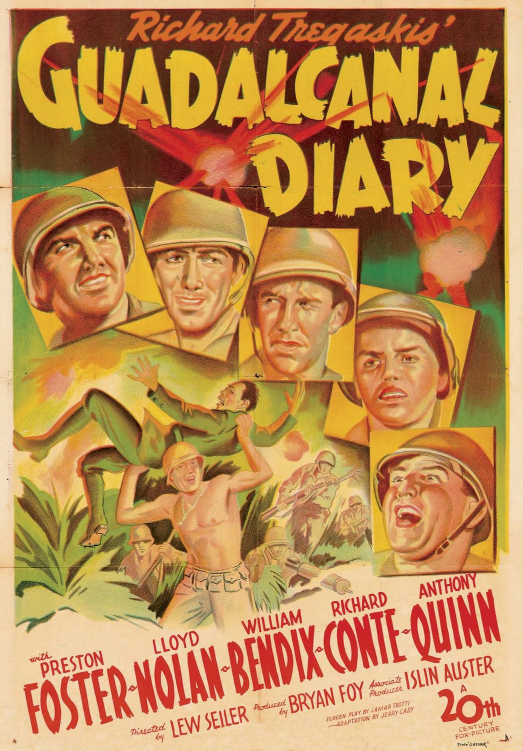 Extra Large Movie Poster Image for Guadalcanal Diary 