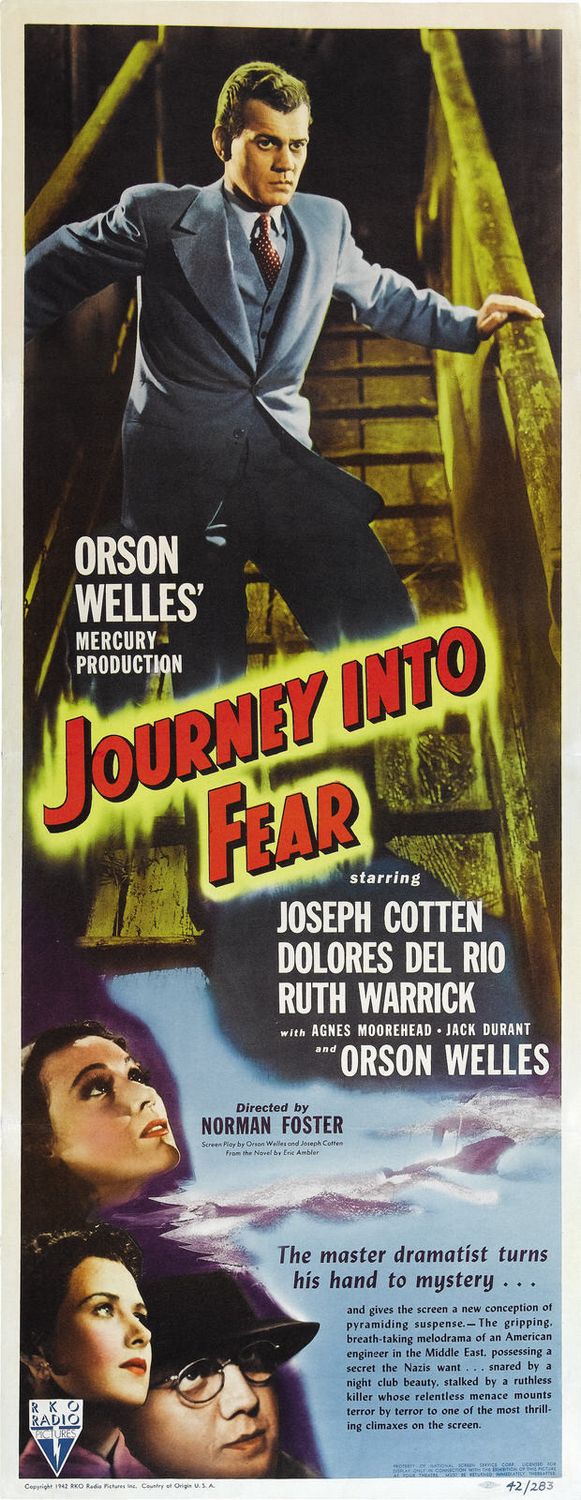 Extra Large Movie Poster Image for Journey Into Fear (#3 of 4)