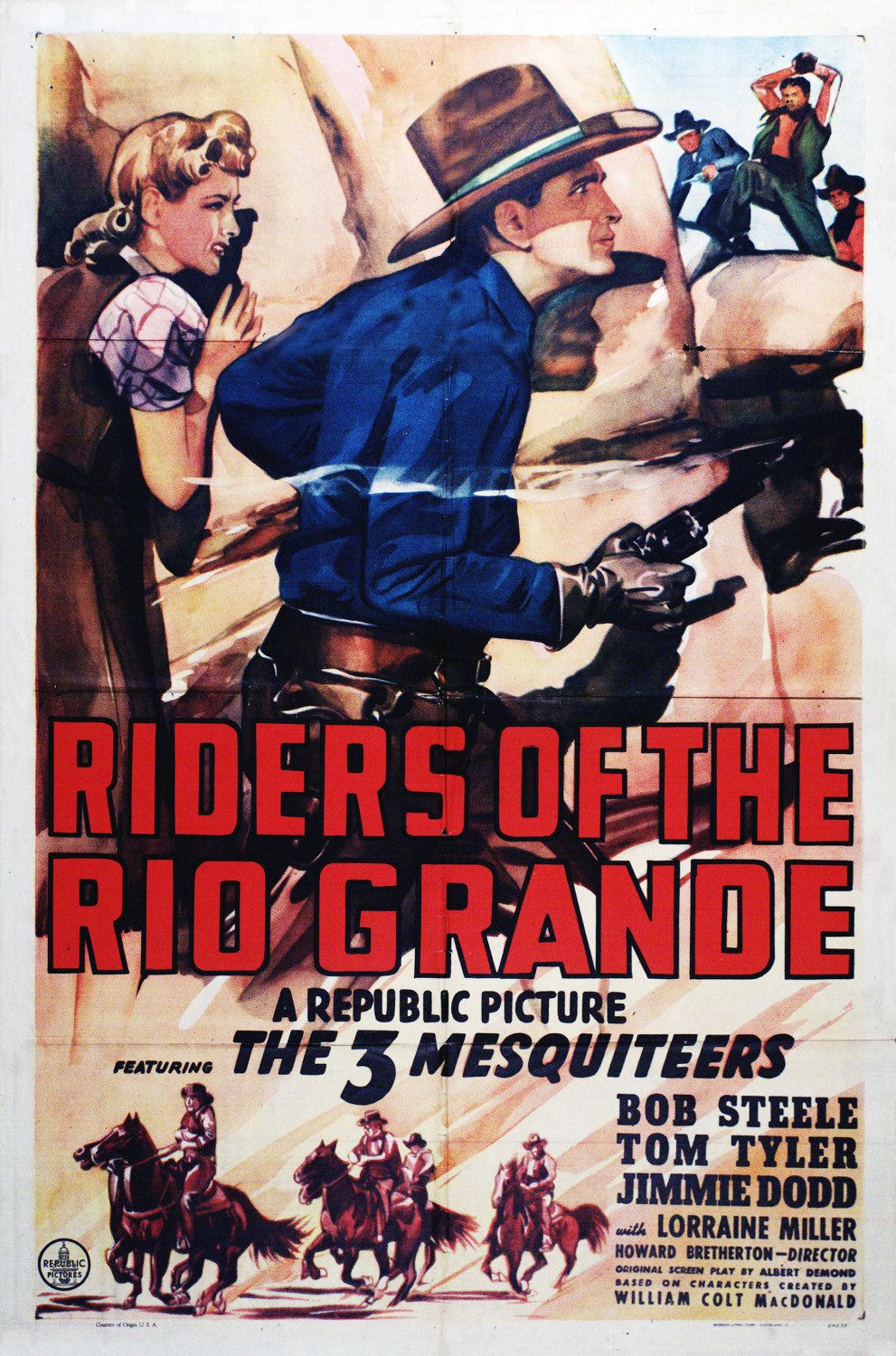 Extra Large Movie Poster Image for Riders of the Rio Grande 
