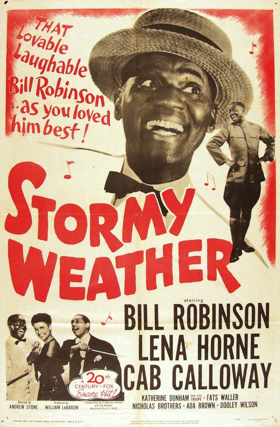 Extra Large Movie Poster Image for Stormy Weather 