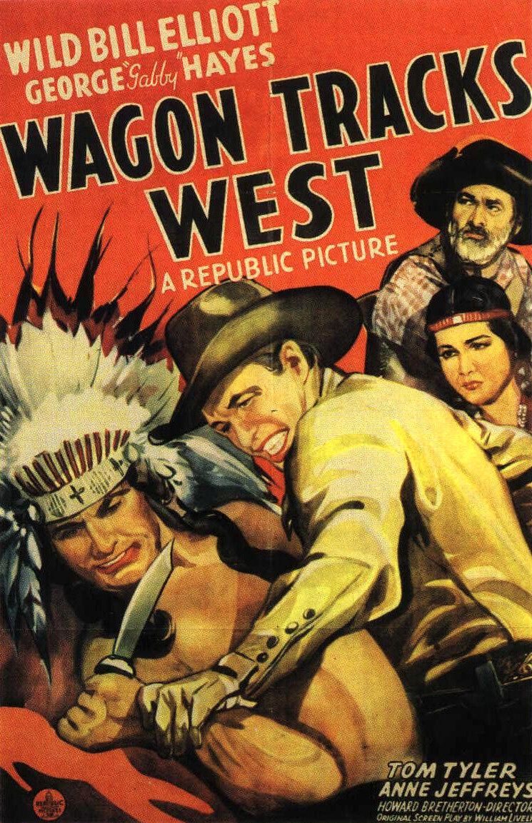 Extra Large Movie Poster Image for Wagon Tracks West 