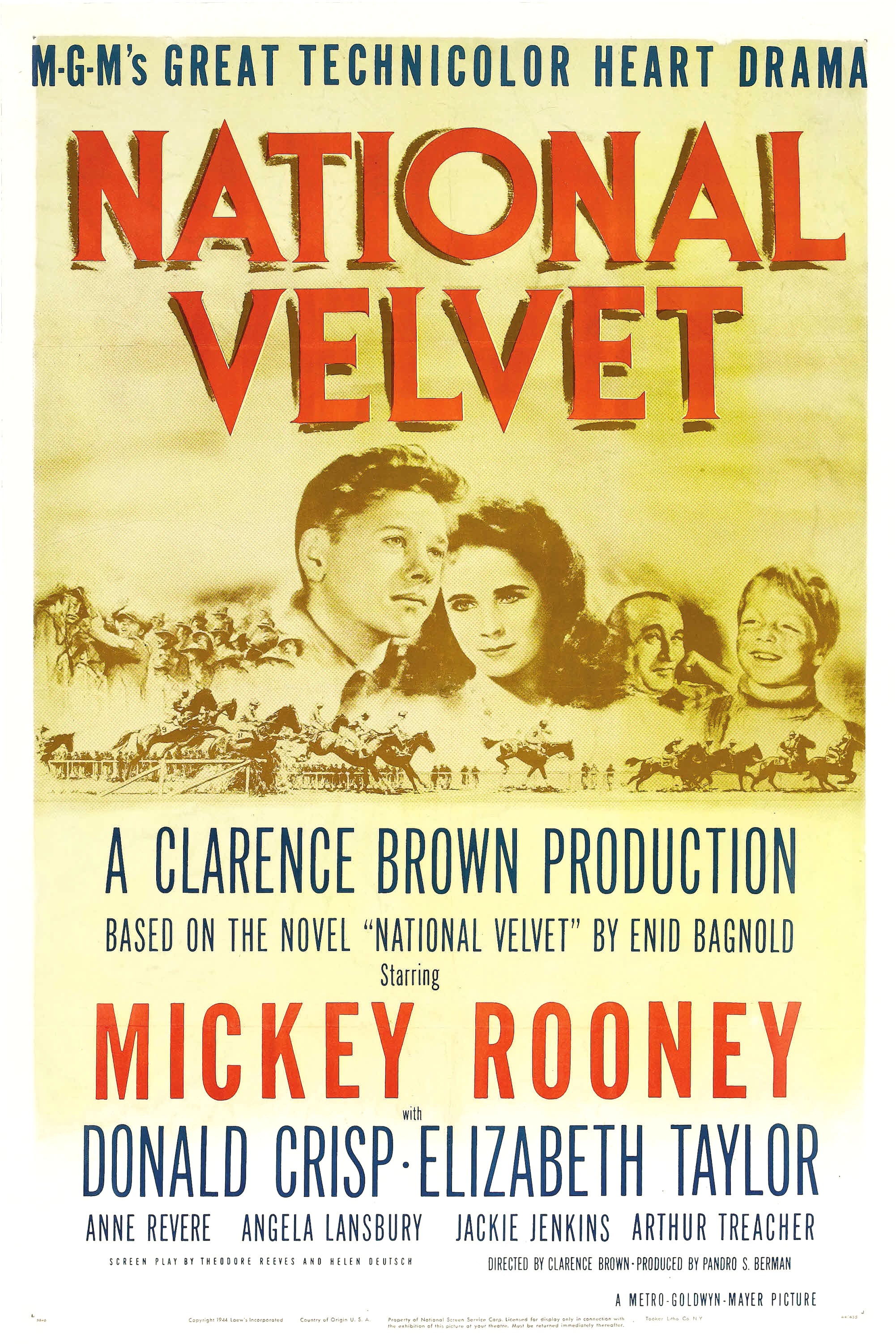 Mega Sized Movie Poster Image for National Velvet 