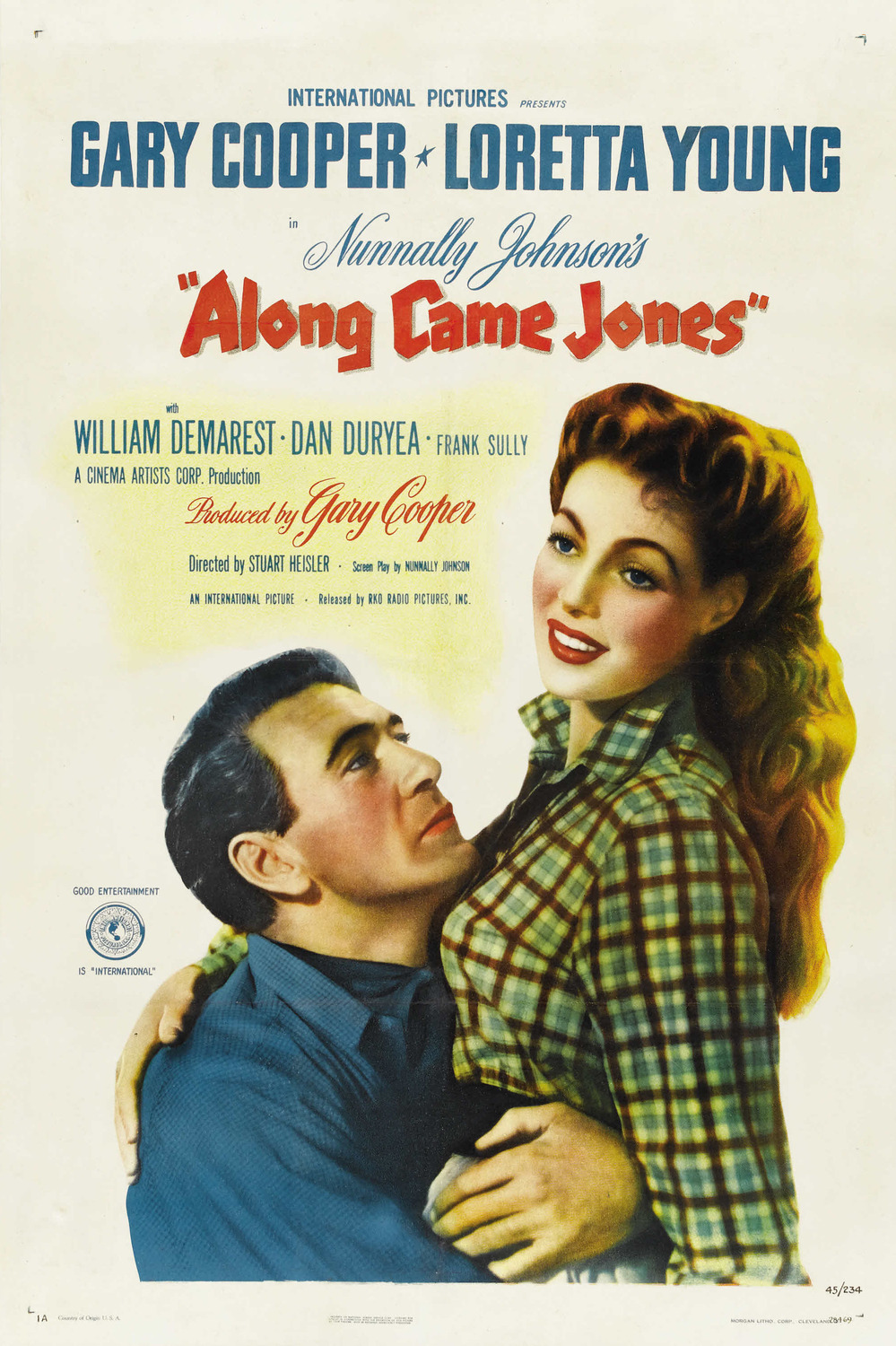 Extra Large Movie Poster Image for Along Came Jones (#1 of 2)