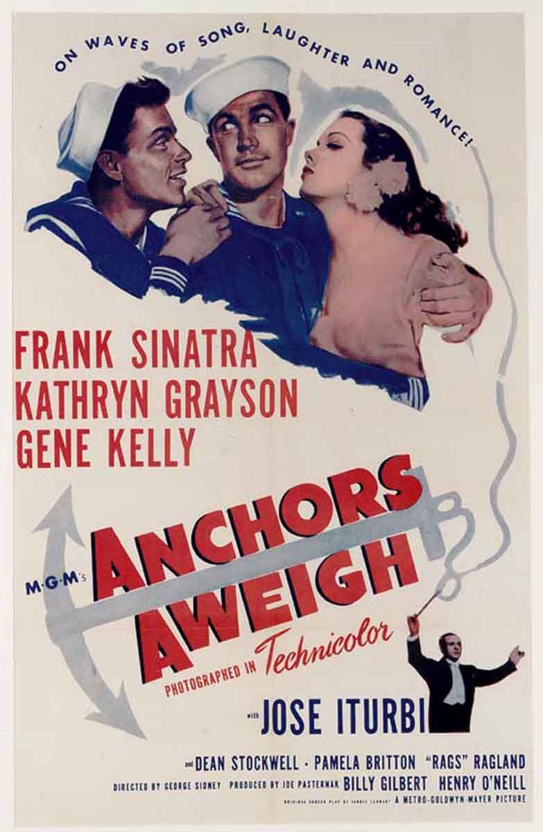 Extra Large Movie Poster Image for Anchors Aweigh 