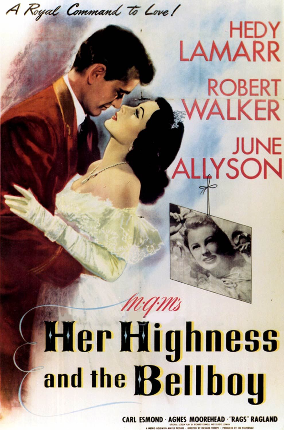 Extra Large Movie Poster Image for Her Highness and the Bellboy 