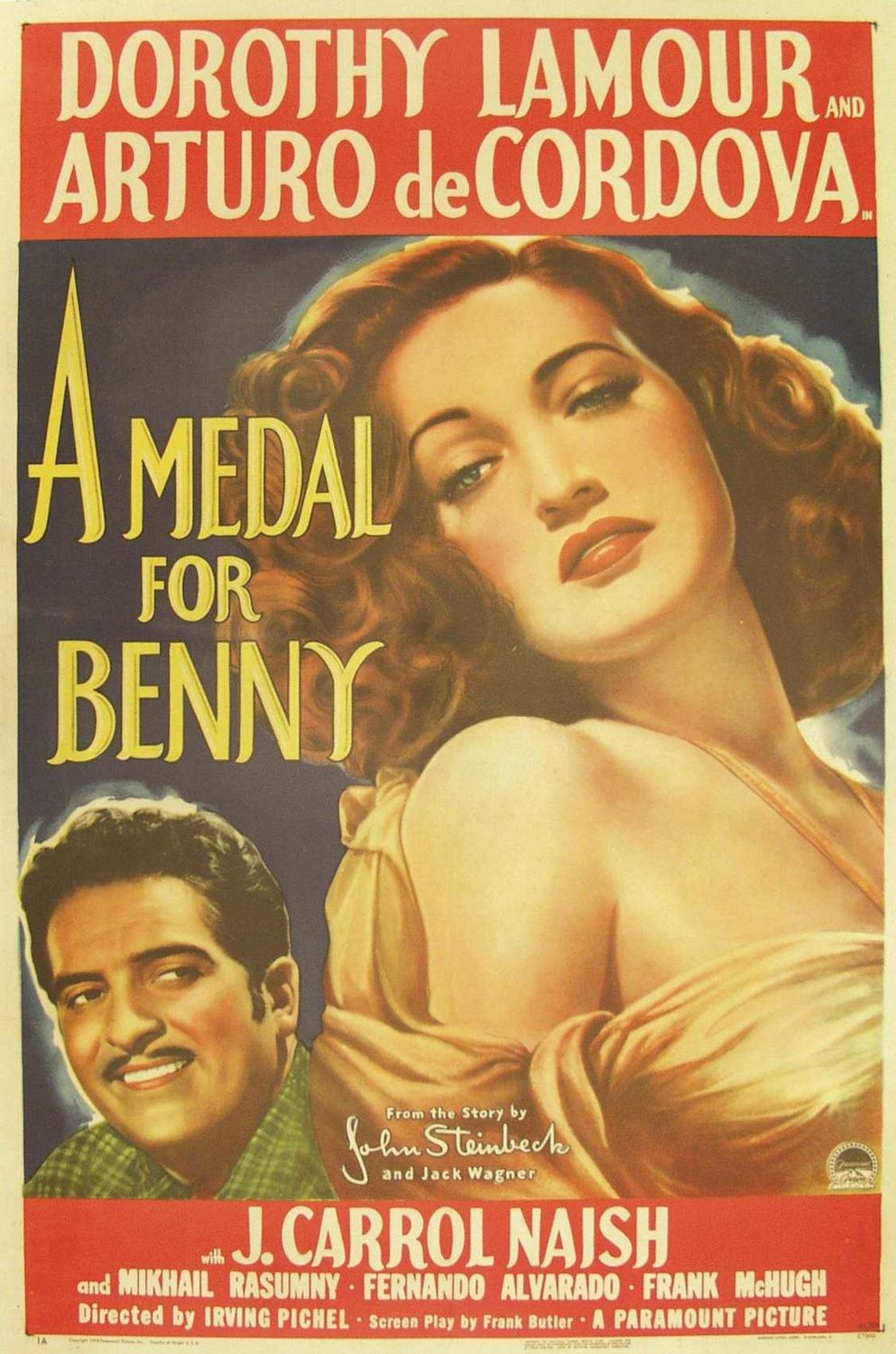 Extra Large Movie Poster Image for A Medal for Benny 