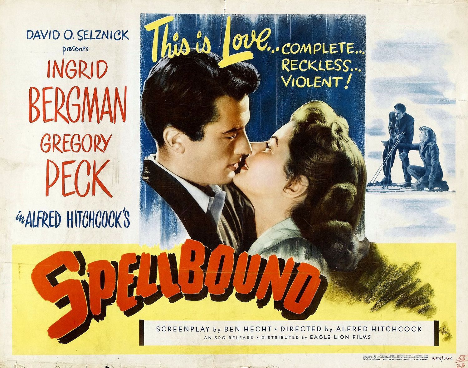 Extra Large Movie Poster Image for Spellbound (#2 of 4)