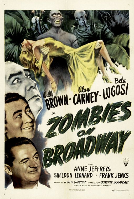 Zombies on Broadway Movie Poster