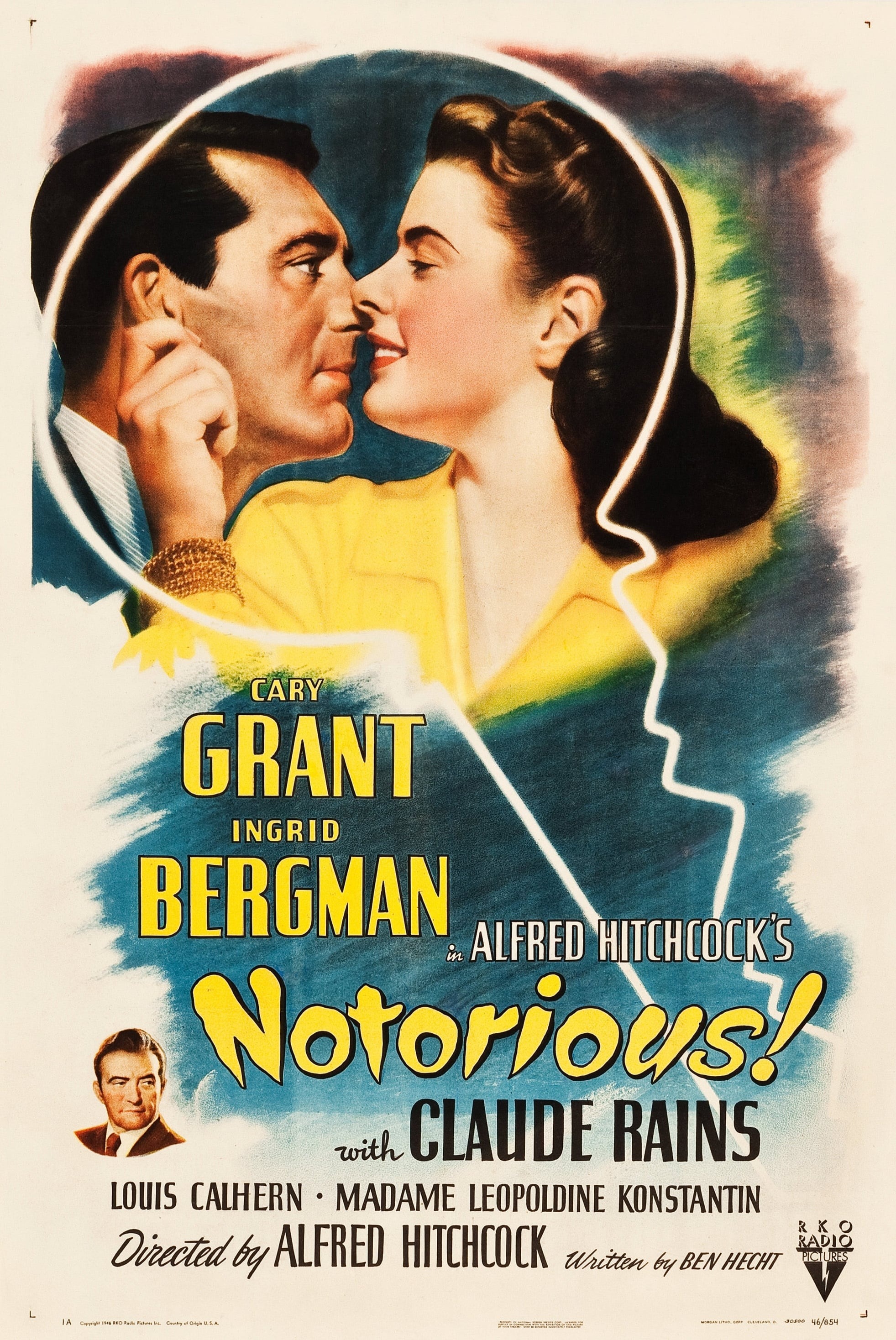 Mega Sized Movie Poster Image for Notorious (#1 of 7)