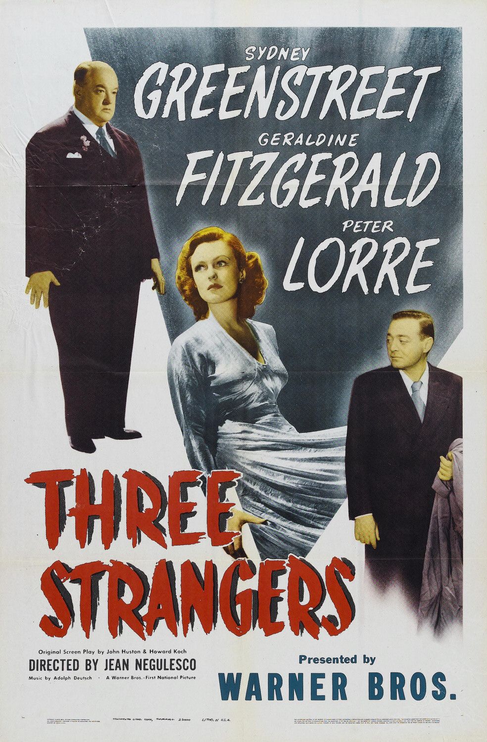 Extra Large Movie Poster Image for Three Strangers (#1 of 2)