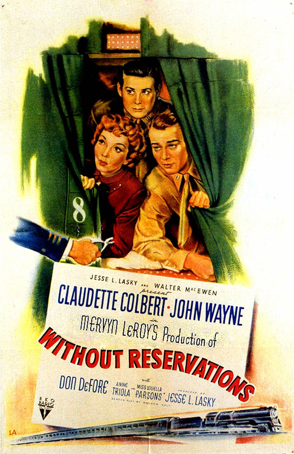 Extra Large Movie Poster Image for Without Reservations (#1 of 2)