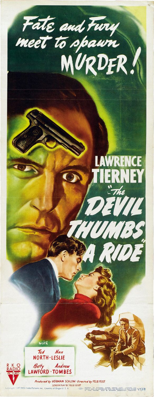 Extra Large Movie Poster Image for The Devil Thumbs a Ride (#1 of 2)