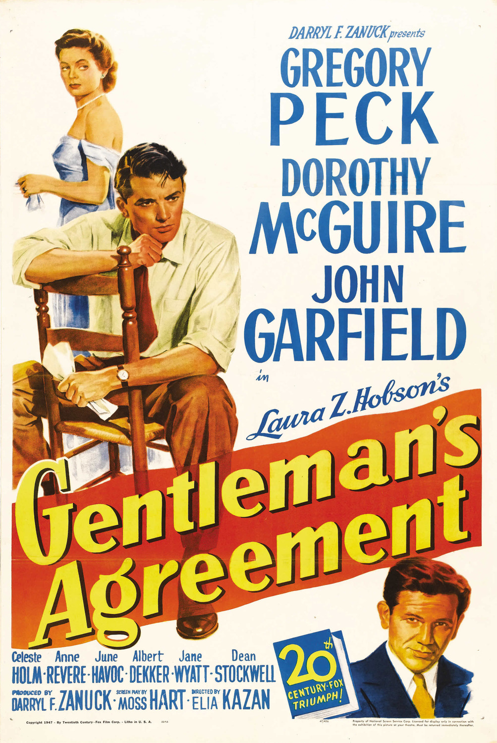 Extra Large Movie Poster Image for Gentleman's Agreement 