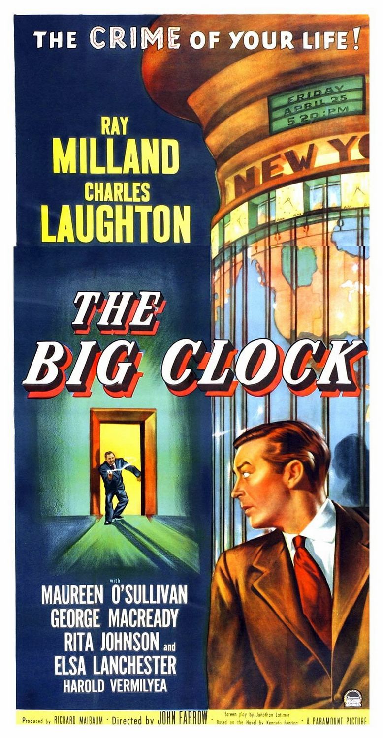 Extra Large Movie Poster Image for The Big Clock (#2 of 7)