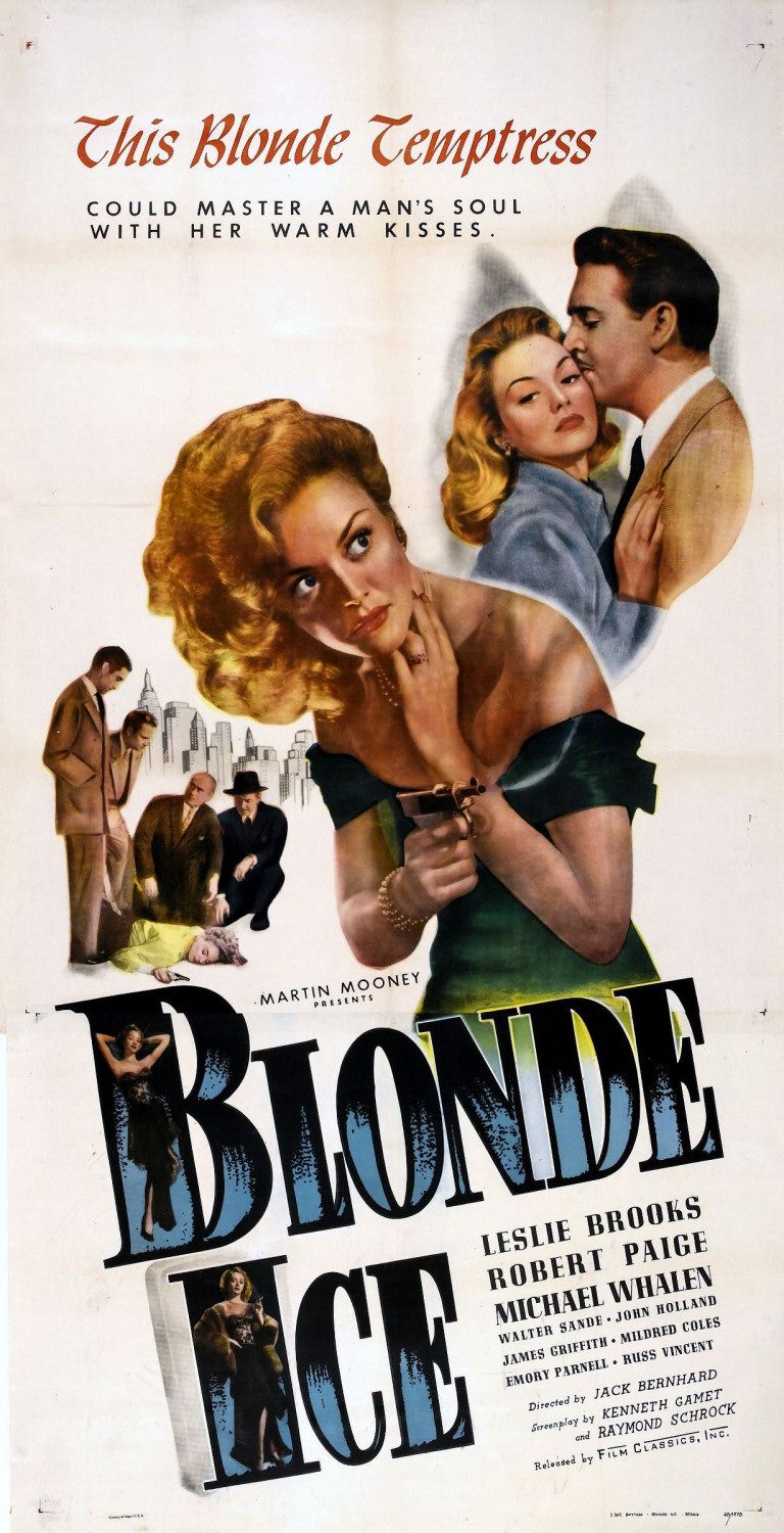 Extra Large Movie Poster Image for Blonde Ice (#1 of 2)