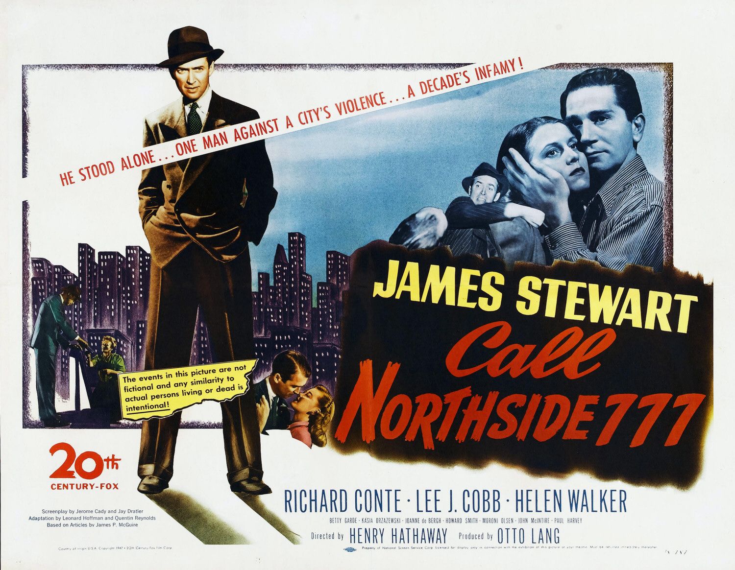 Extra Large Movie Poster Image for Call Northside 777 (#2 of 3)