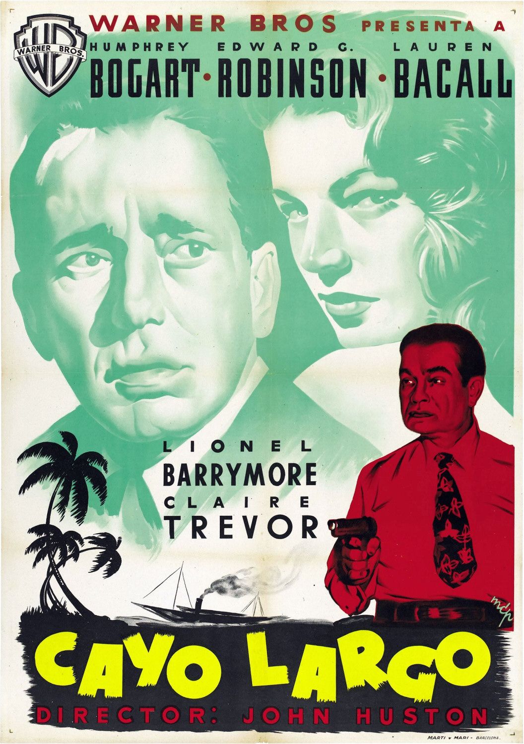Extra Large Movie Poster Image for Key Largo (#2 of 3)