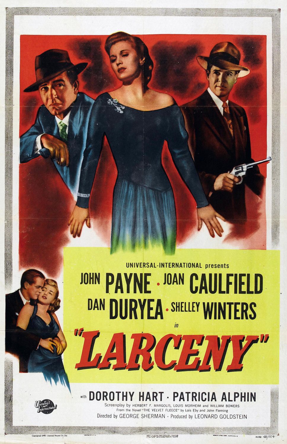 Extra Large Movie Poster Image for Larceny (#1 of 2)