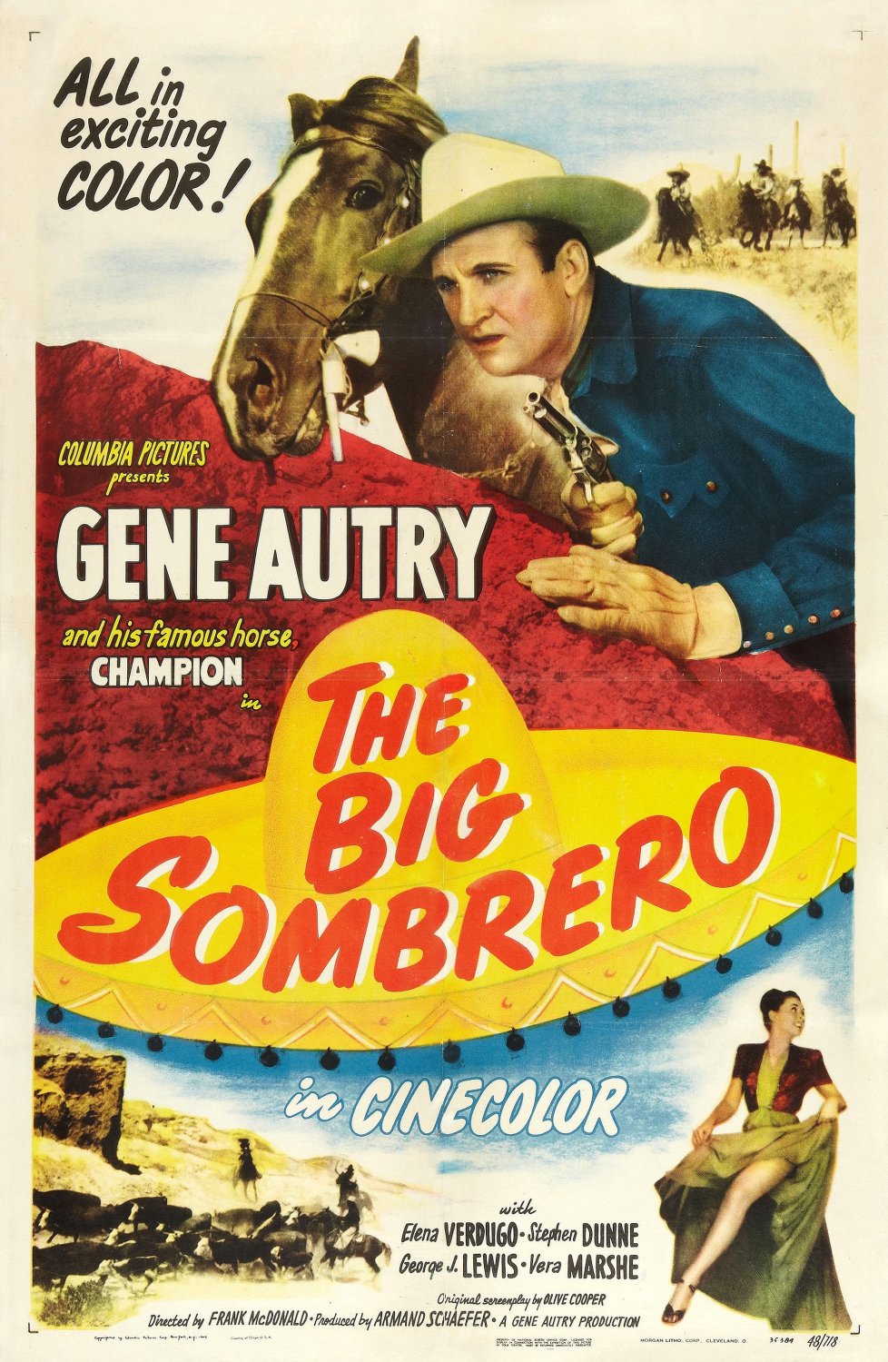 Extra Large Movie Poster Image for The Big Sombrero 