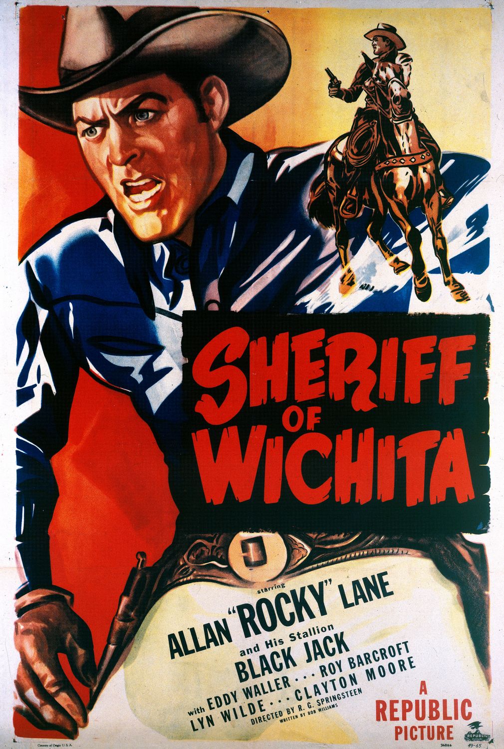 Extra Large Movie Poster Image for Sheriff of Wichita 