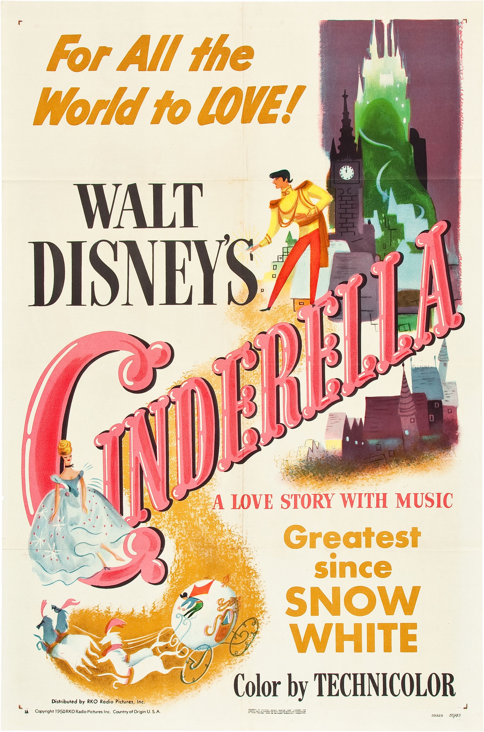 Mega Sized Movie Poster Image for Cinderella (#7 of 7)