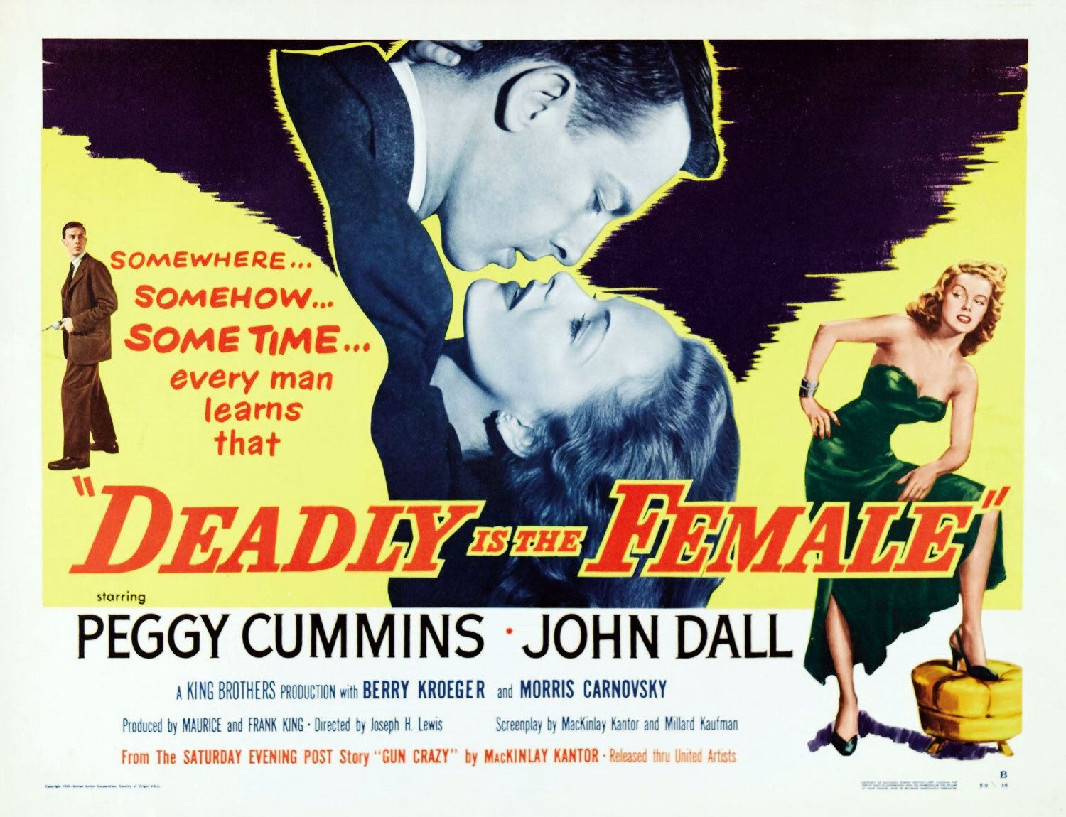 Extra Large Movie Poster Image for Deadly Is the Female (#1 of 4)