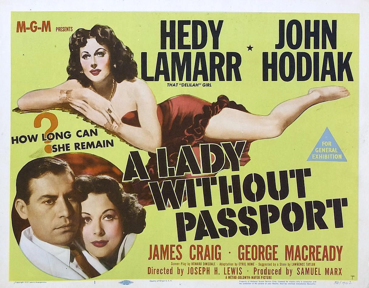 Extra Large Movie Poster Image for A Lady Without Passport (#1 of 3)