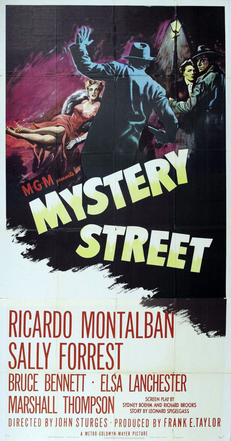 Extra Large Movie Poster Image for Mystery Street (#2 of 3)