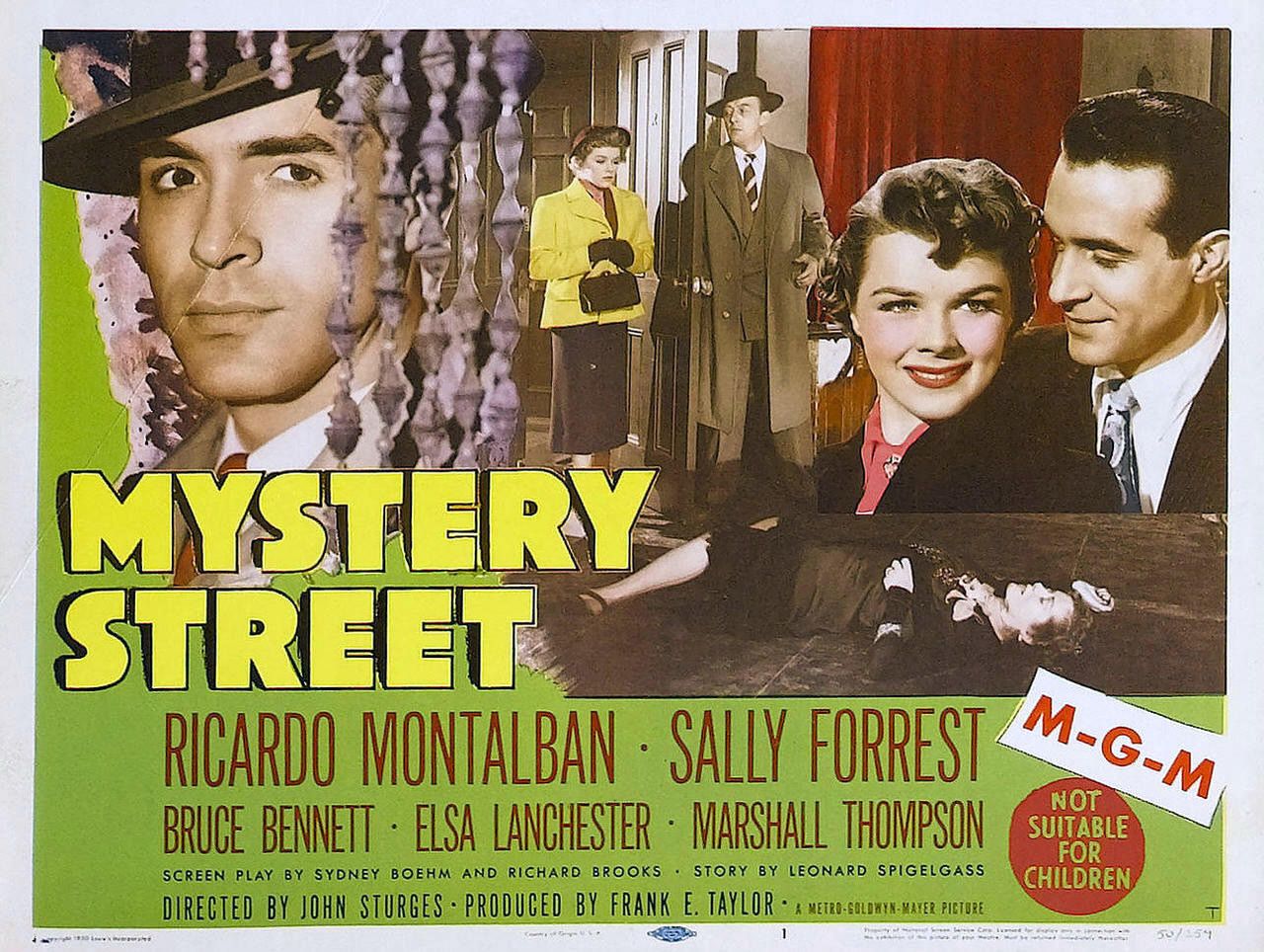 Extra Large Movie Poster Image for Mystery Street (#3 of 3)